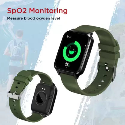 Fire-Boltt Tornado Bluetooth Calling Smartwatch Smartwatch (Green Strap, Free Size) Fire-Boltt Tornado Bluetooth Calling Smartwatch Smartwatch (Green Strap, Free Size)